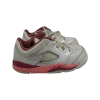 Image 4 of Nike Air Jordan 5 Retro Low TD "Crafted For Her" White Desert Berry 