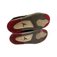 Image 4 of Nike Air Jordan 4 Retro Bred Reimagined Black Cement Red PS