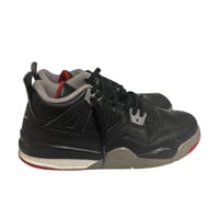 Image 3 of Nike Air Jordan 4 Retro Bred Reimagined Black Cement Red PS 2Y