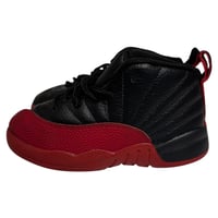 Image 1 of Nike Air Jordan 12 Retro TD "Flu Game" Black Varsity Red 