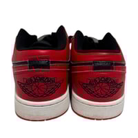 Image 2 of Nike Air Jordan 1 Low "Reverse Bred" Black Gym Red White
