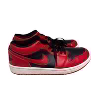 Image 3 of Nike Air Jordan 1 Low "Reverse Bred" Black Gym Red White