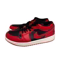 Image 1 of Nike Air Jordan 1 Low "Reverse Bred" Black Gym Red White