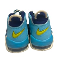 Image 2 of Nike Air More Uptempo GS "Kaleidoscope" Blue Yellow