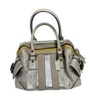 Image 1 of Vintage Coach Signature Metallic Tie Dye Satchel Soho Bag 2186 