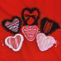 Image 1 of Heart Pillow Keychains