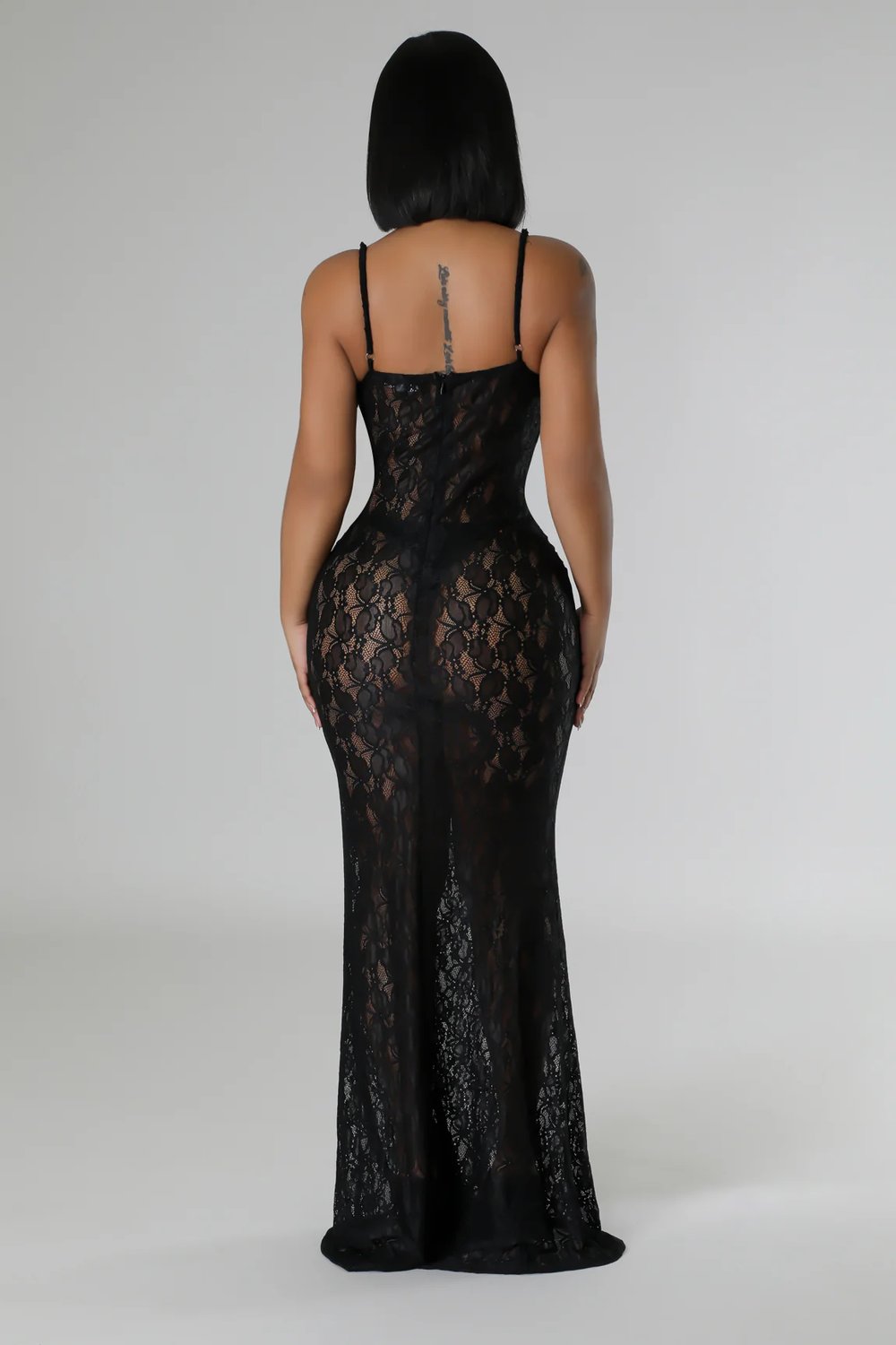 Image of WET DREAMS LACE DRESS