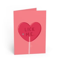 Image 1 of Lick Me Valentines Day (or any day)  Card
