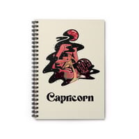 Image 1 of F*cked by the Universe (Capricorn) Spiral Notebook - Ruled Line