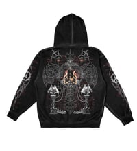 TMP cyber zip-up hoodie