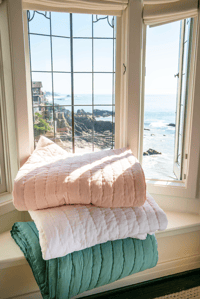 Image 1 of Solid White Quilt