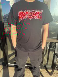 Artcade Shirt Red and White