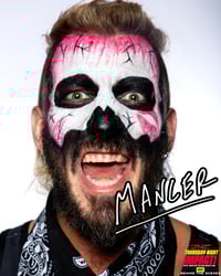 CLOSE UP FACE PAINT SIGNED 8x10