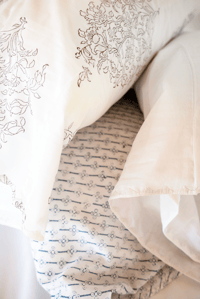 Image 1 of Paisley Flower Pillowcase