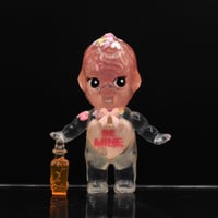 Image 2 of Valentines Day Love Potion Double Cast Kewpie Resin Figure Glow in the Dark Skeleton