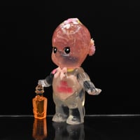Image 4 of Valentines Day Love Potion Double Cast Kewpie Resin Figure Glow in the Dark Skeleton