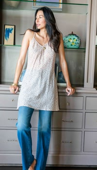 Image 1 of Easy Slip Dress Brown Cheetah