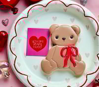 Valentine Bear Cookie