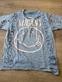 Large Skyblue Nirvan lace destroyed 