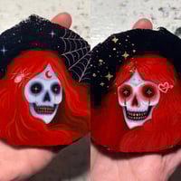 Image 1 of valentine skull original paintings 