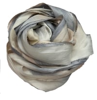 Image 5 of Ready To Ship!  10YD CLOUDY SKY  HAND DYED SARI SILK RIBBON BY COLOR BURST SILK