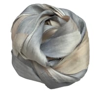 Image 6 of Ready To Ship!  10YD CLOUDY SKY  HAND DYED SARI SILK RIBBON BY COLOR BURST SILK