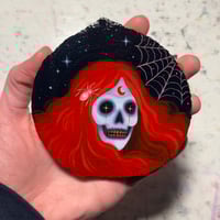 Image 3 of valentine skull original paintings 