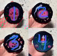 Image 2 of halloween valentine original paintings 