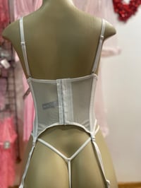 Image 2 of White Bustier Set