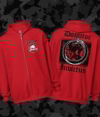 Conqueror / Domitor Invictus / Red  / ZIP Hooded Sweatshirt 