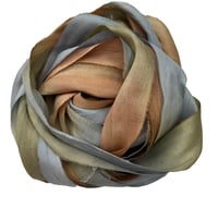 Image 6 of Ready To Ship!  10YD SHADOW DANCER  HAND DYED SARI SILK RIBBON BY COLOR BURST SILK