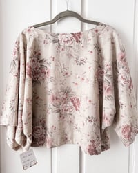 Image 2 of Up-cycled Vintage Floral Boho Top