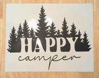 Image 3 of Happy Camper Sign.