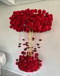 Image 1 of Red 100  CM Round Flower balls  For Rent Only 