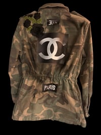 Image 3 of Upcycled Free People Camo Jacket