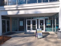 Image 2 of Dalton State Madi Gras window art