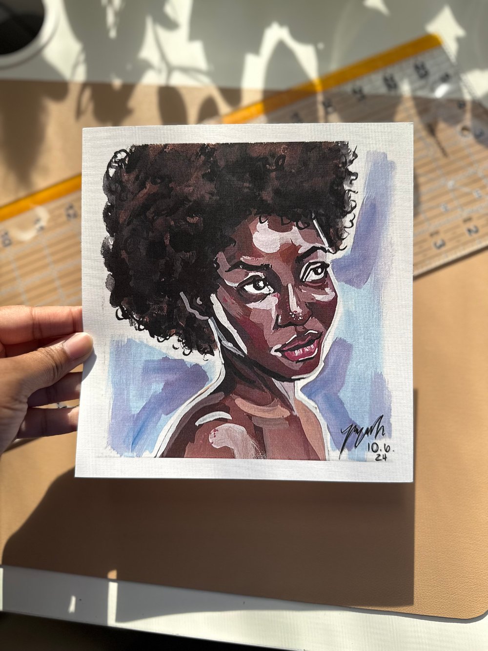 Image of Purple Gouache 