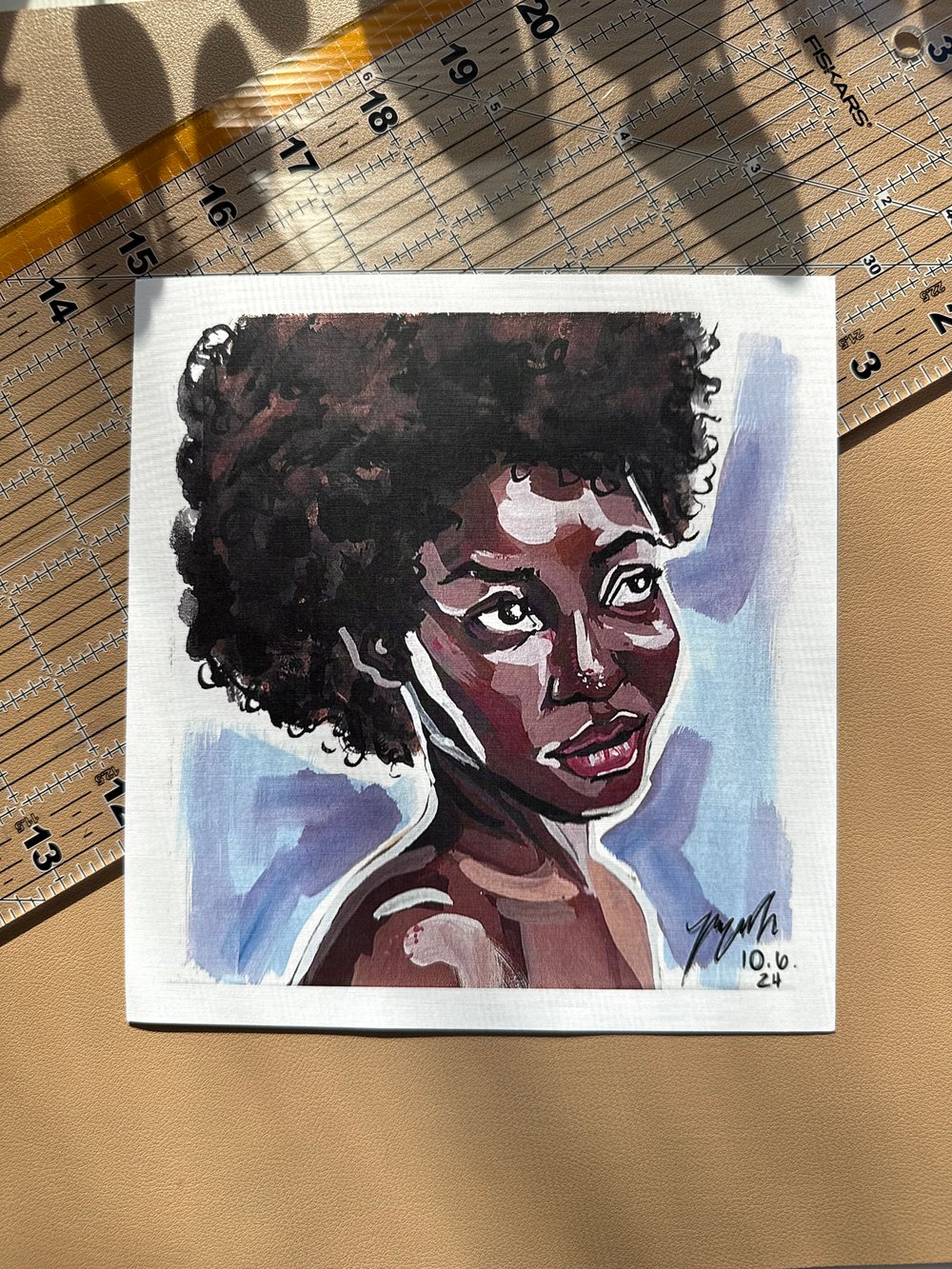 Image of Purple Gouache 