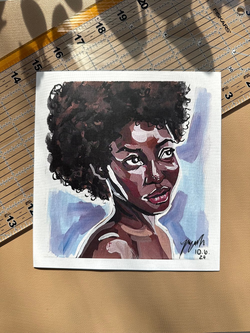 Image of Purple Gouache 