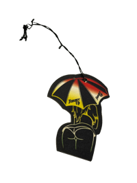 "Rasta Chrome"" Umbrella Girl Air Freshener