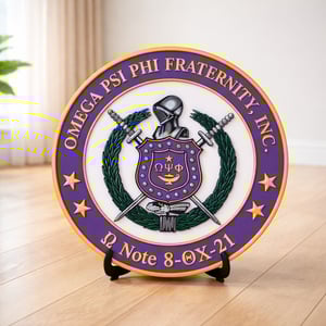 Omega customized 3D Shield w stand