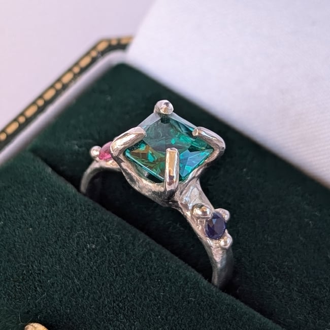 Emerald Cocktail Ring