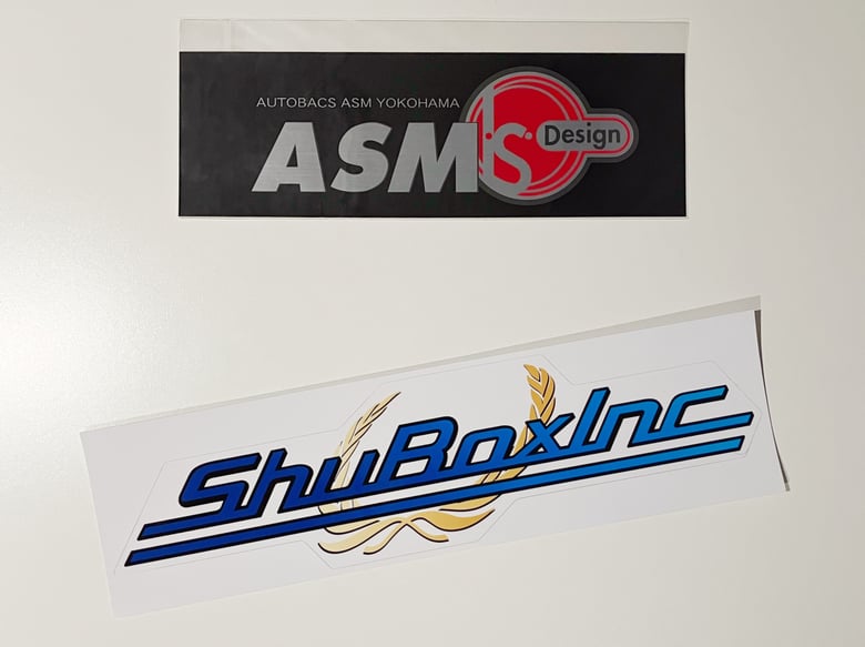 Image of ASM Sticker / ShuBoxInc Wreath Logo Set