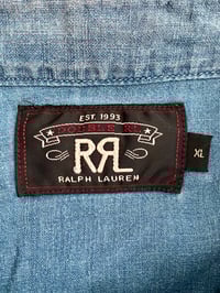 Image 9 of RRL INDIGO COTTON LINEN WORK-SHIRT
