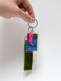 Image 3 of Keyring Born to be a Girl Moss