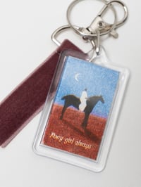 Image 4 of Keyring Pony girl once, pony girl always 