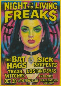 Night of the Living Freak — A3 Art Print