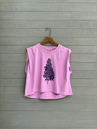 Image of Lilacs Mucle Tank/Tee, All Cotton