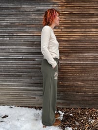 Image of Wide Legged Understory Fern Pants