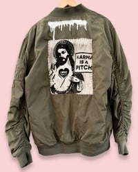 Image 3 of KARMA  BOMBER ¥ JACKET ¥ UNISEX¥ VINTAGE¥IBIZA ¥UPCYCLED ¥